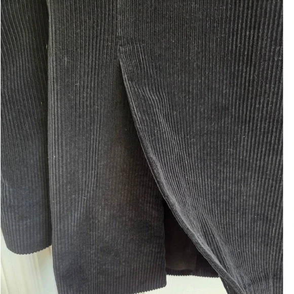 John Varvatos USA Mens Lyon SC Black Corduroy Blazer Sport Coat Jacket Sz 42R